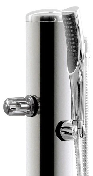 Doccia da Giardino Rubinetto e Braccio Doccia ATI Docce Flex-R Inox Anodizzato