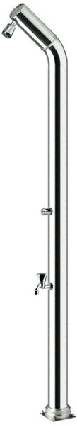 Doccia da Giardino Rubinetto e Lavapiedi ATI Docce UNI-1R Inox Anodizzato