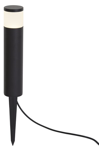 Lampioncino da esterno moderno 12V nero con LED IP65 - Voltaire Palo