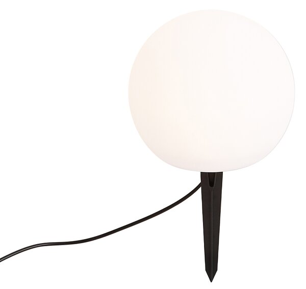 Lampada da esterno moderna 12V bianca 20cm incl. LED IP65 - Voltaire Luno
