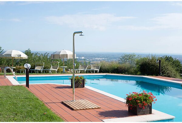 Doccia da Giardino Miscelatore ATI Docce Stilo-M Inox Anodizzato