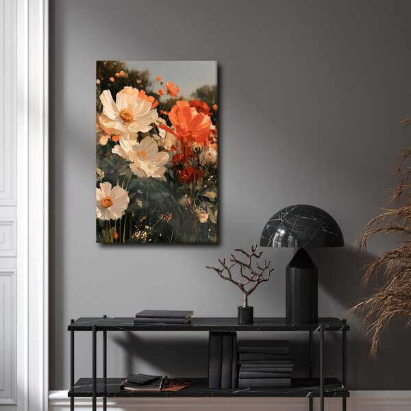 Quadro su tela – Delicati fiori del giardino estivo