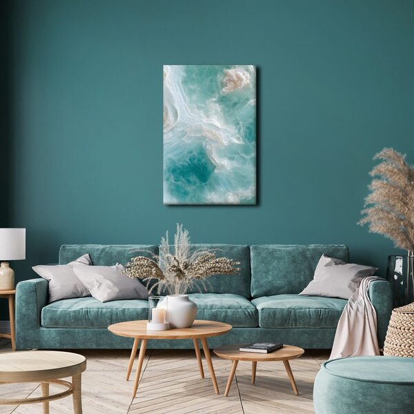 Quadro su tela – Delicate onde marmoree