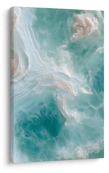 Quadro su tela – Delicate onde marmoree