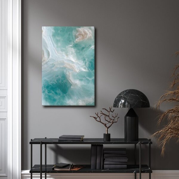 Quadro su tela – Delicate onde marmoree