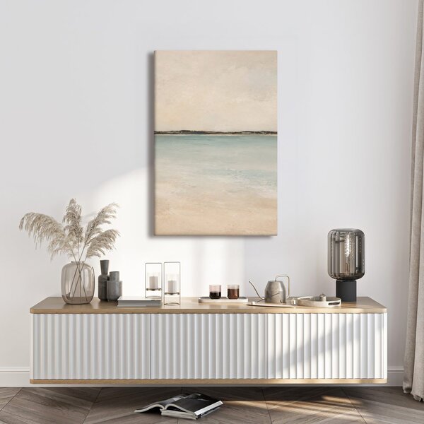 Quadro su tela – Costa delicata nei toni pastello