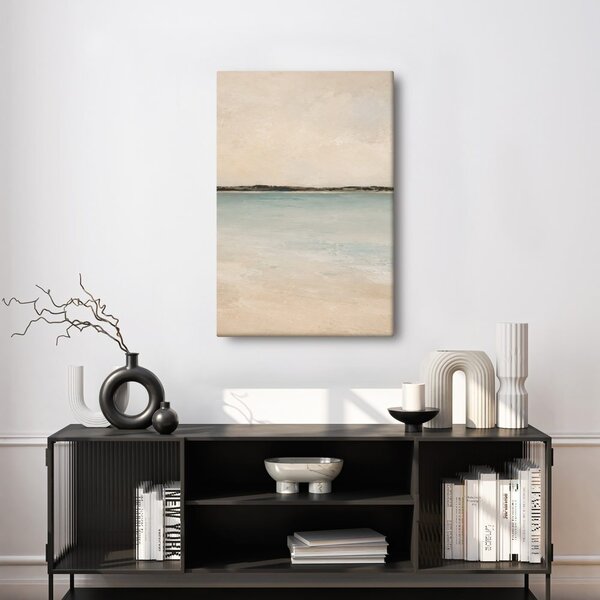 Quadro su tela – Costa delicata nei toni pastello