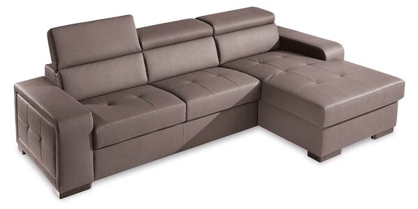 Divano 2 Posti Estraibile con Chaise Longue