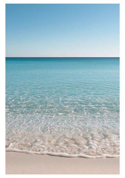 Quadro su tela – Mare turchese e spuma