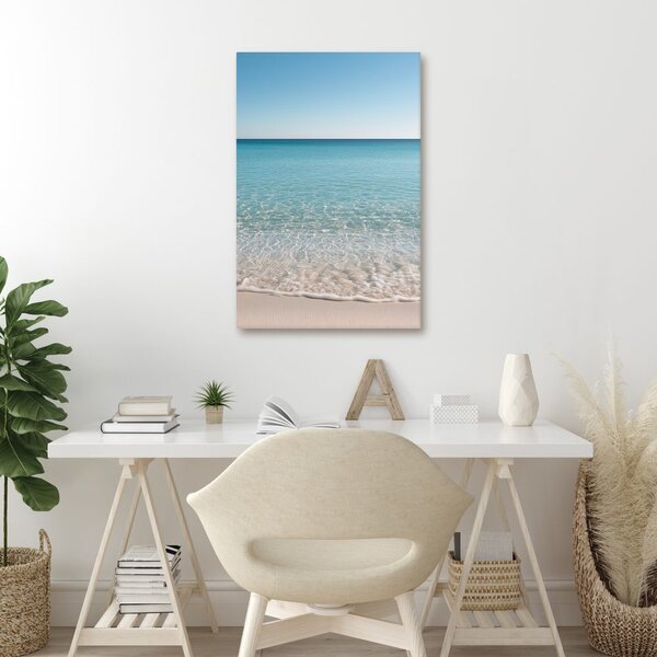 Quadro su tela – Mare turchese e spuma