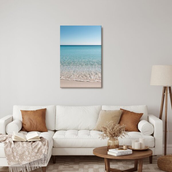 Quadro su tela – Mare turchese e spuma