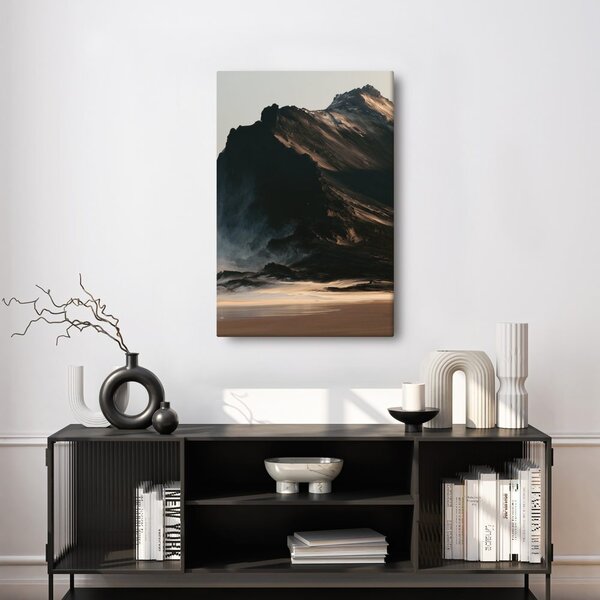 Quadro su tela – Vetta rocciosa sopra la costa
