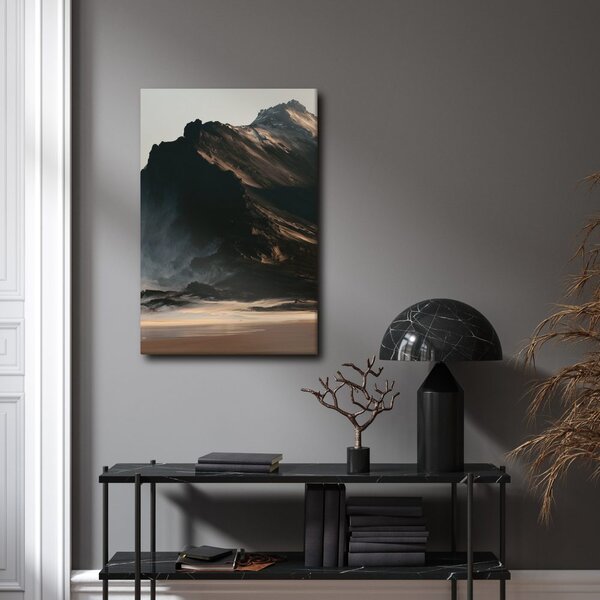 Quadro su tela – Vetta rocciosa sopra la costa