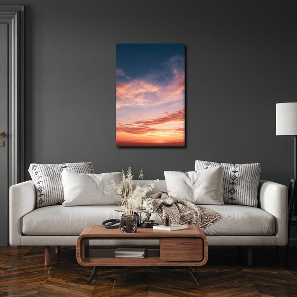 Quadro su tela – Cielo serale dai toni pastello