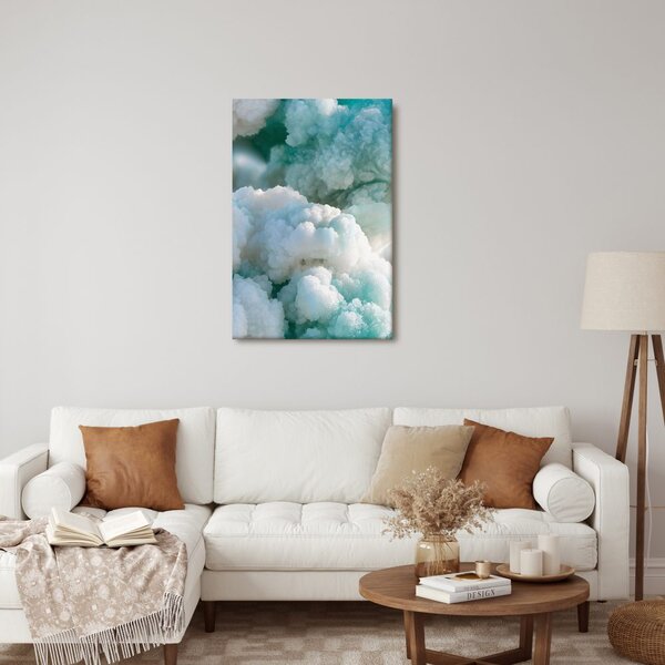 Quadro su tela – Delicata trama di minerale bianco