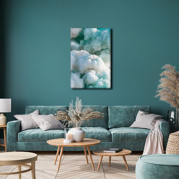Quadro su tela – Delicata trama di minerale bianco