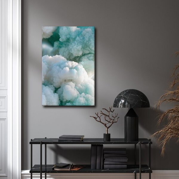 Quadro su tela – Delicata trama di minerale bianco
