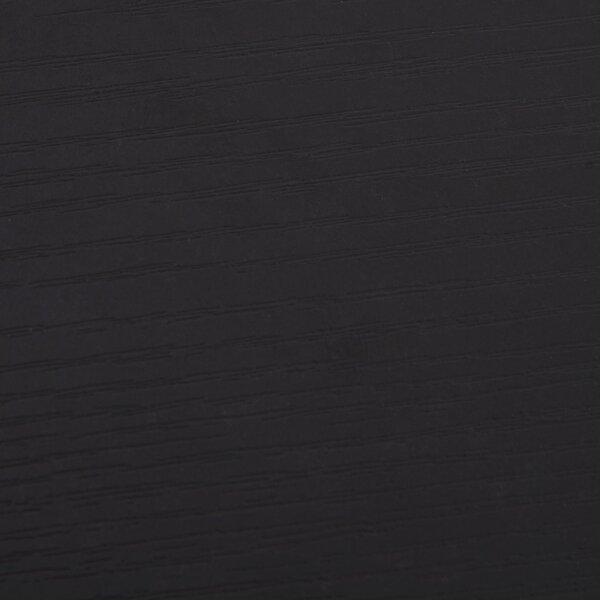 Divanetto con Cuscini Imbottiti e Mensole Libreria in Legno Nero 102x30x61 cm