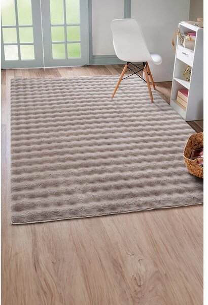 Tappeto beige lavabile 150x230 cm Bubble Emarald – Mila Home