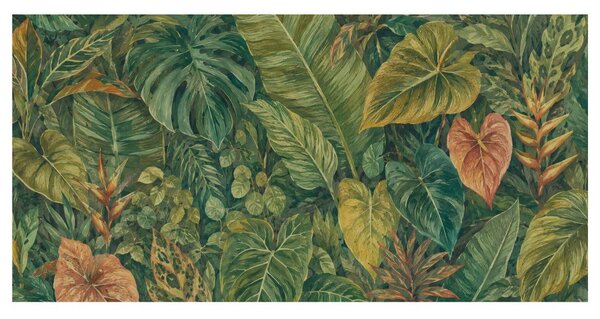 Quadro su tela – Composizione botanica di foglie tropicali