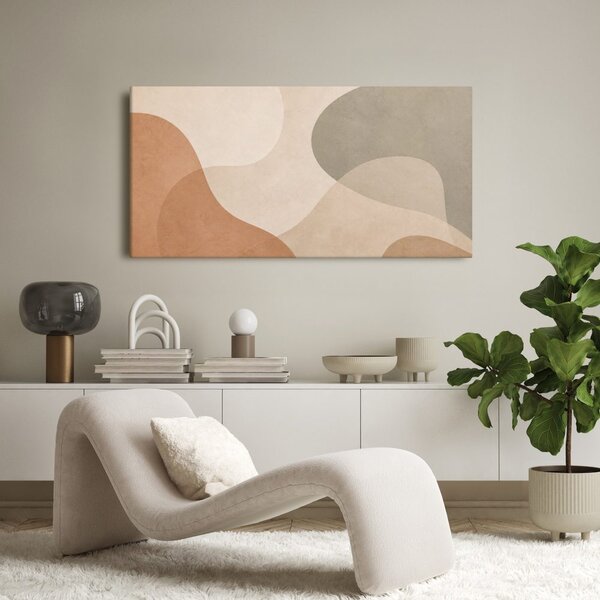 Quadro su tela – Composizione minimalista in tonalità naturali