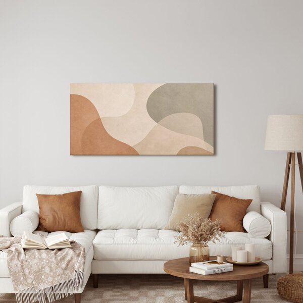 Quadro su tela – Composizione minimalista in tonalità naturali