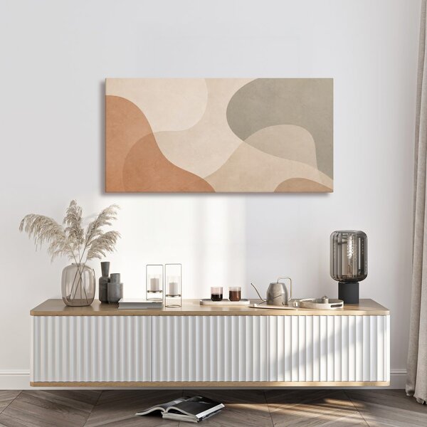 Quadro su tela – Composizione minimalista in tonalità naturali