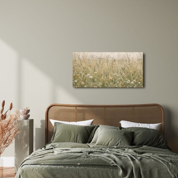 Quadro su tela – Delicati fiori di campo nell’erba