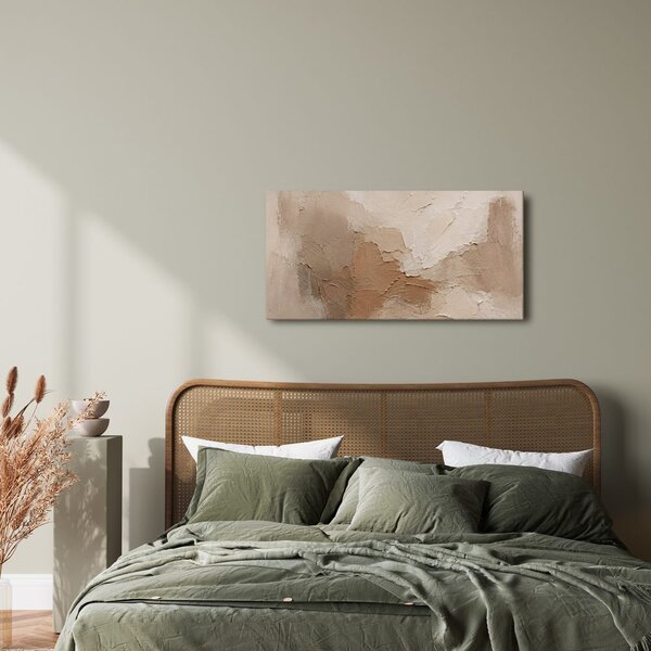 Quadro su tela – Texture color crema con patina