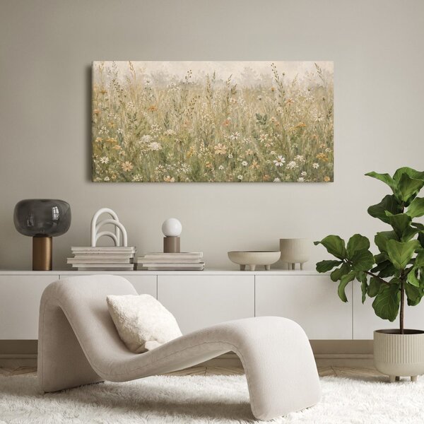 Quadro su tela – Delicati fiori di campo nell’erba