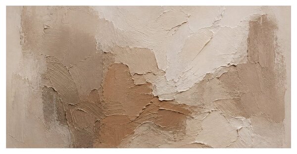 Quadro su tela – Texture color crema con patina