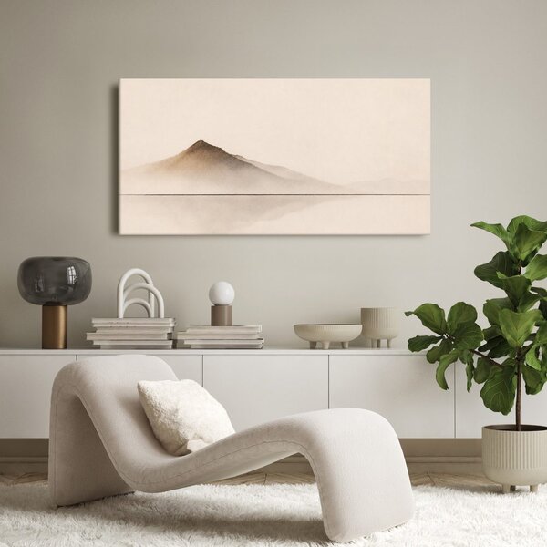 Quadro su tela – Montagna in lieve foschia
