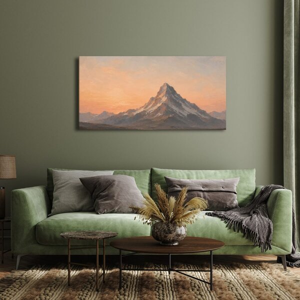 Quadro su tela – Massiccio roccioso al tramonto