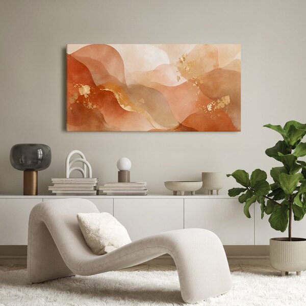 Quadro su tela – Composizione delicata nei toni caldi
