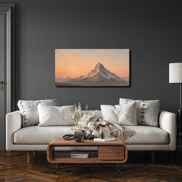Quadro su tela – Massiccio roccioso al tramonto