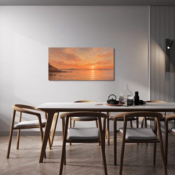 Quadro su tela – Acqua calma al crepuscolo
