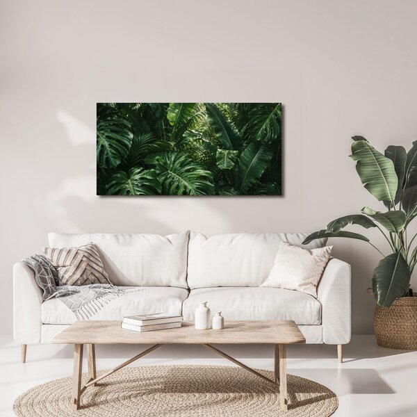 Quadro su tela – Foglie esotiche nella foresta pluviale