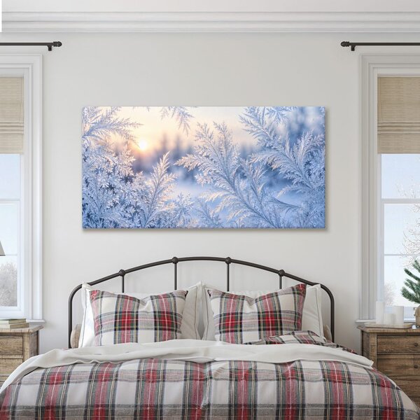 Quadro su tela – Ornamenti gelati all’alba