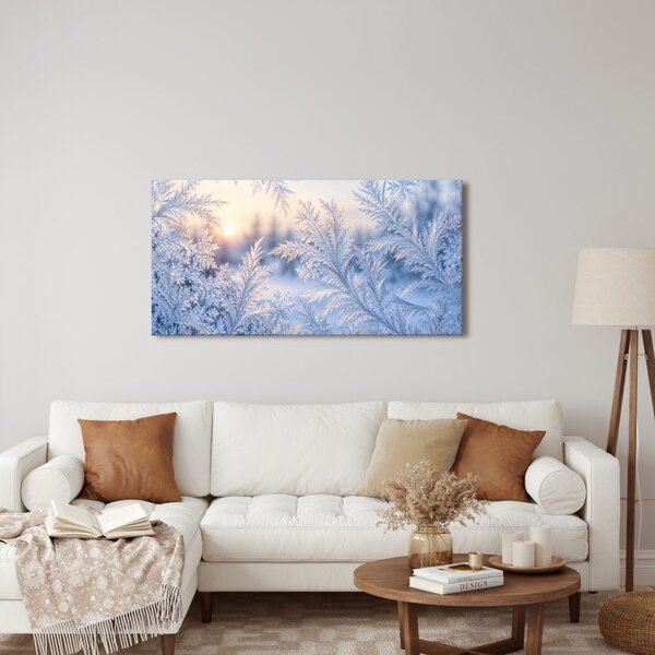 Quadro su tela – Ornamenti gelati all’alba