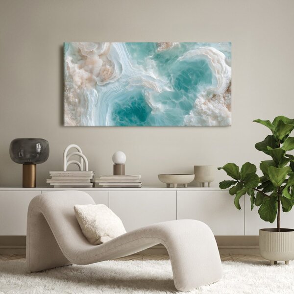 Quadro su tela – Astrazione nella schiuma marina