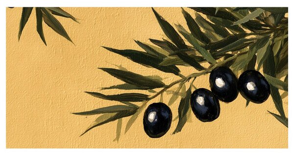 Quadro su tela – Frutti maturi dell’olivo