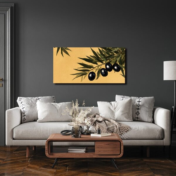 Quadro su tela – Frutti maturi dell’olivo