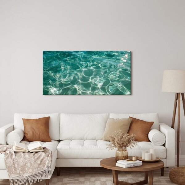 Quadro su tela – Superficie del mare cristallina