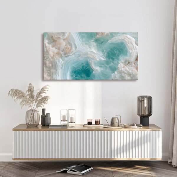 Quadro su tela – Astrazione nella schiuma marina