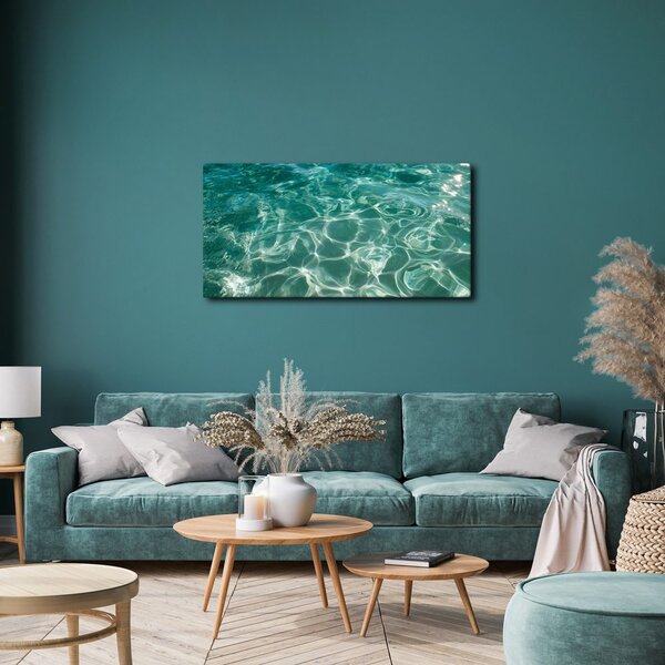Quadro su tela – Superficie del mare cristallina