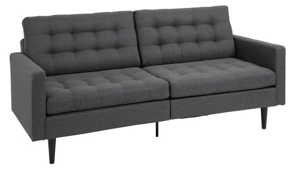 Divano Letto 200x79x96 cm in Tessuto Grigio