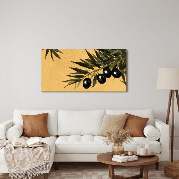 Quadro su tela – Frutti maturi dell’olivo