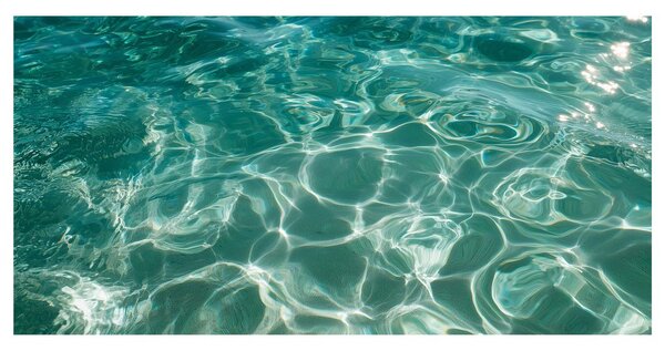 Quadro su tela – Superficie del mare cristallina