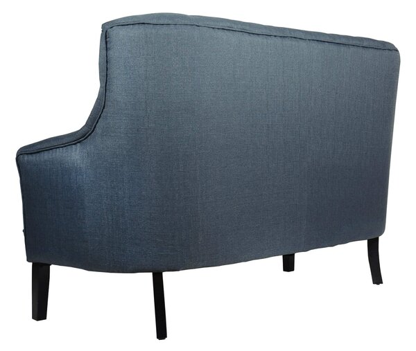 Divano 3 Posti 103x72x150 cm in Tessuto Blu