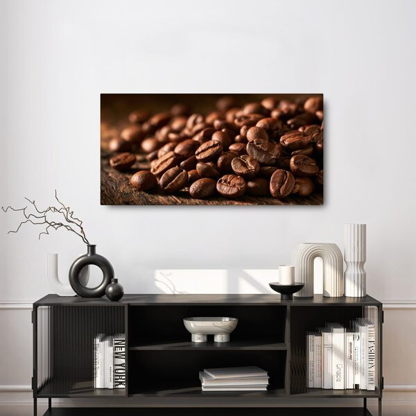 Quadro su tela – Mucchio di caffè appena tostato